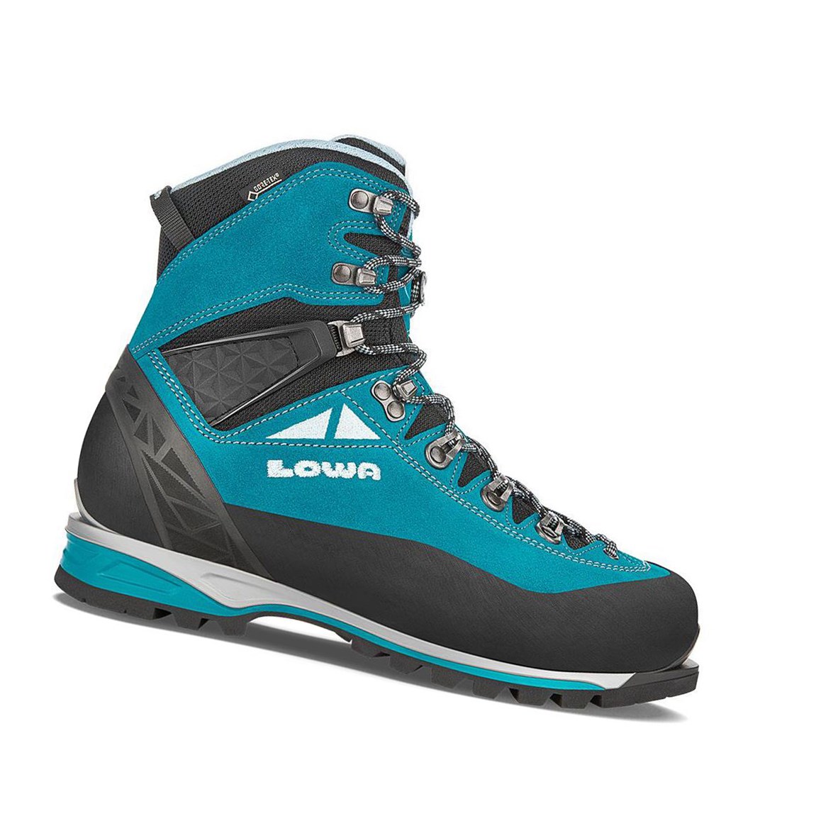 Kozaki Trekkingowe Damskie Lowa Alpine Expert GTX WS Turkusowe Niebieskie | QZATG0984