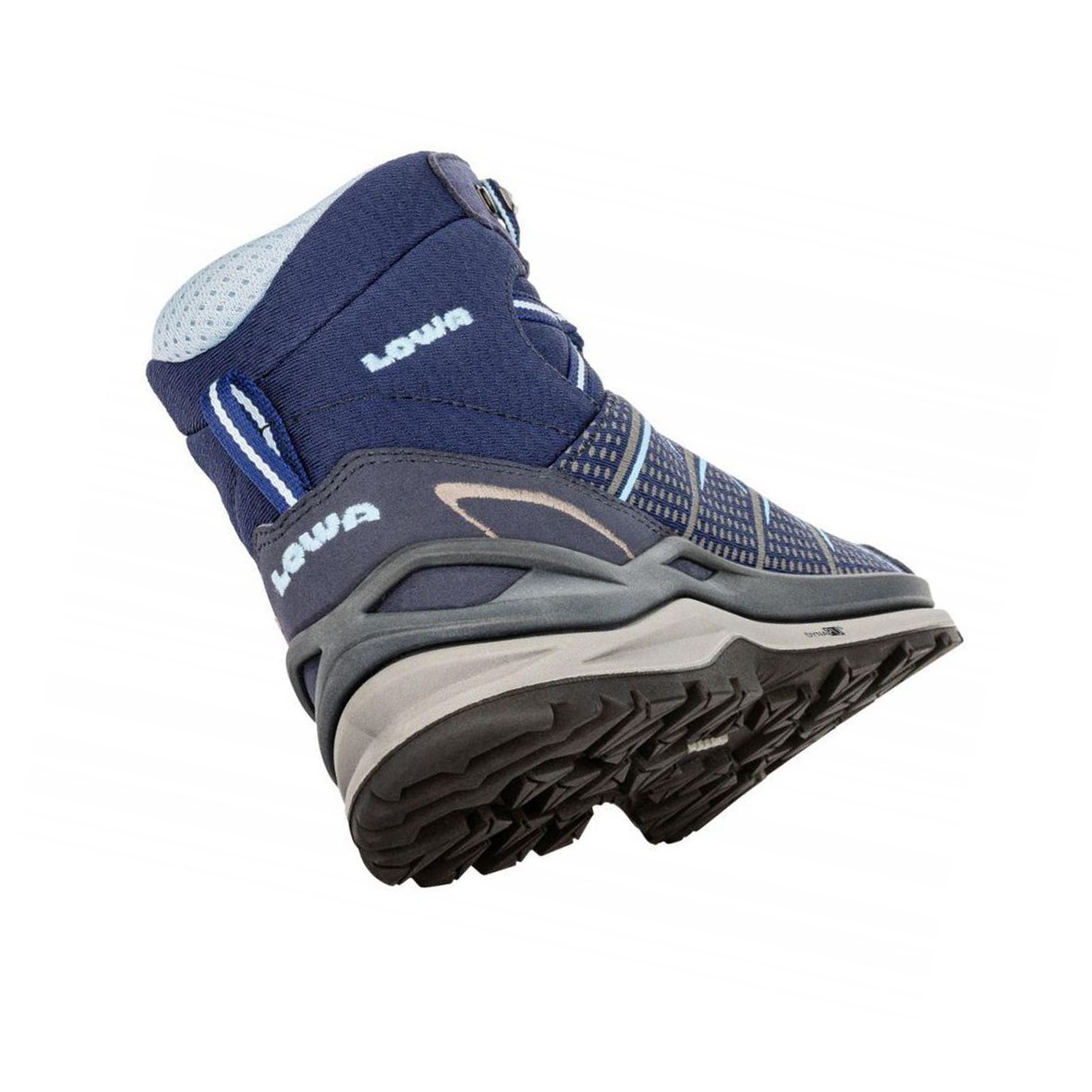 Kozaki Trekkingowe Damskie Lowa Ferrox Pro GTX Mid WS Granatowe Niebieskie | NIVKE8430