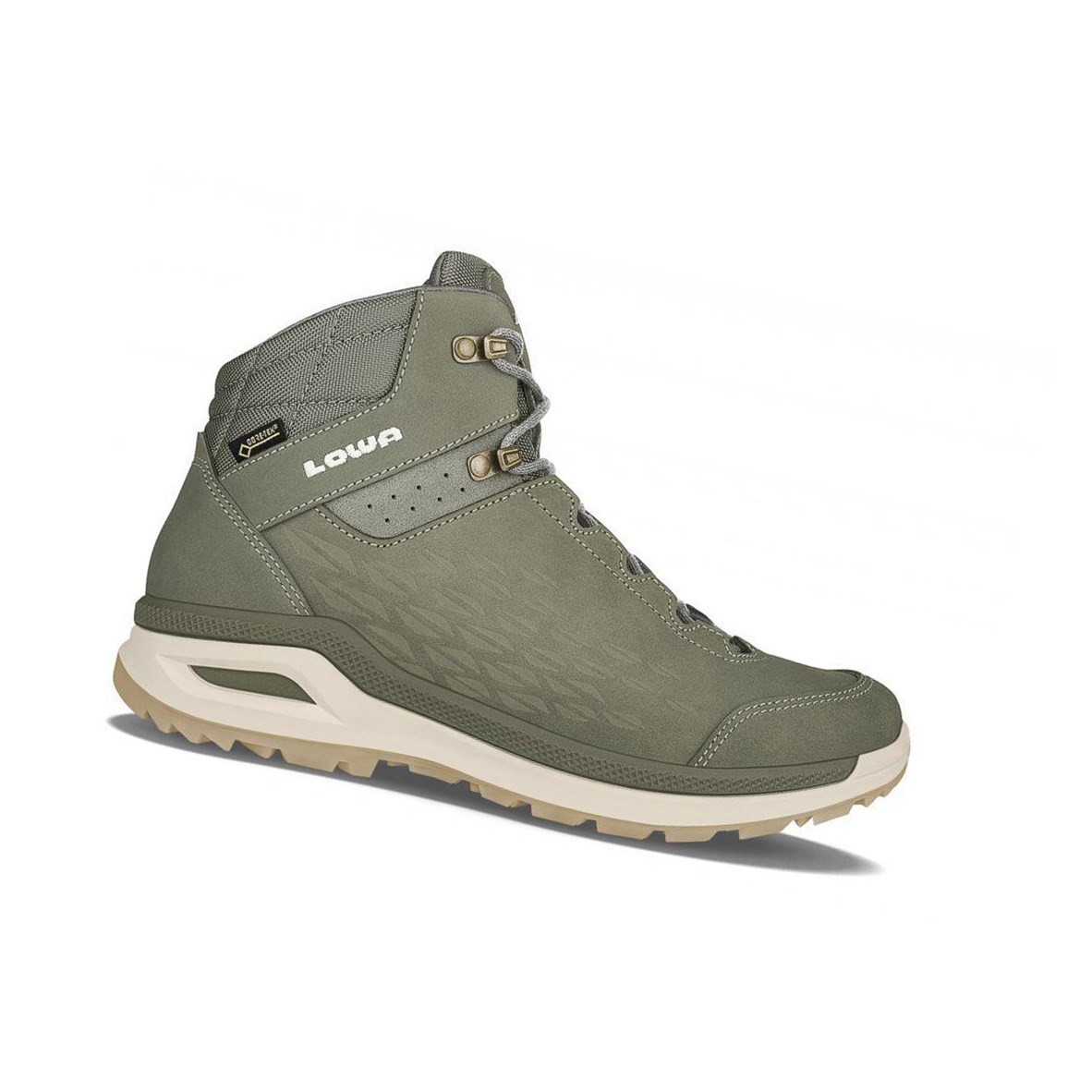 Kozaki Trekkingowe Damskie Lowa Locarno GTX QC WS Reed / Offwhite | PDLFG0684