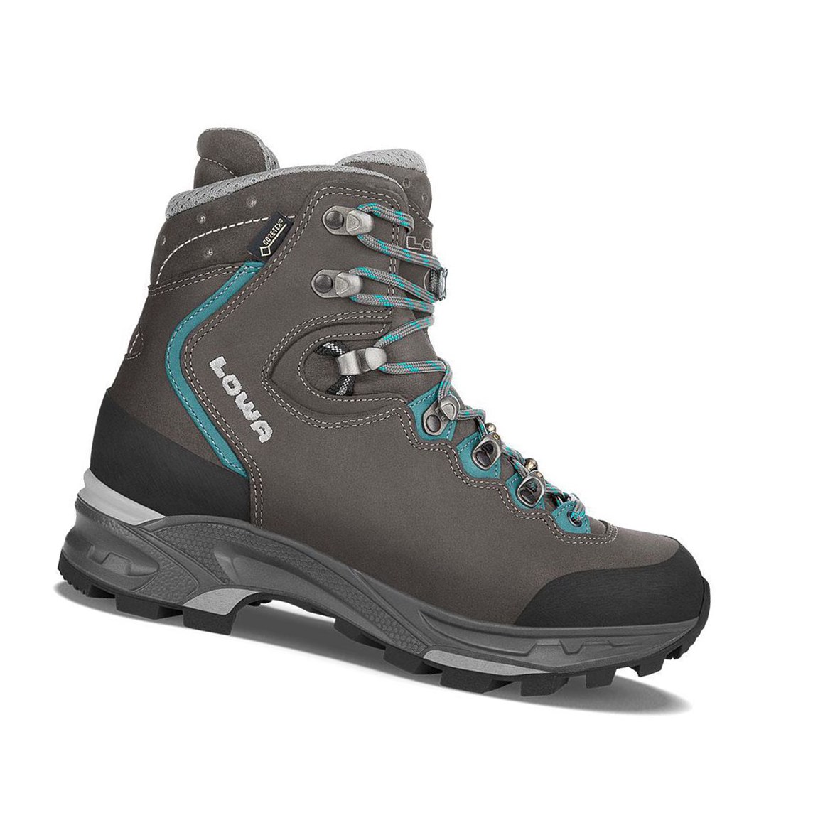 Kozaki Trekkingowe Damskie Lowa Mauria GTX WS Anthracite / Petrol | ANMTO8754