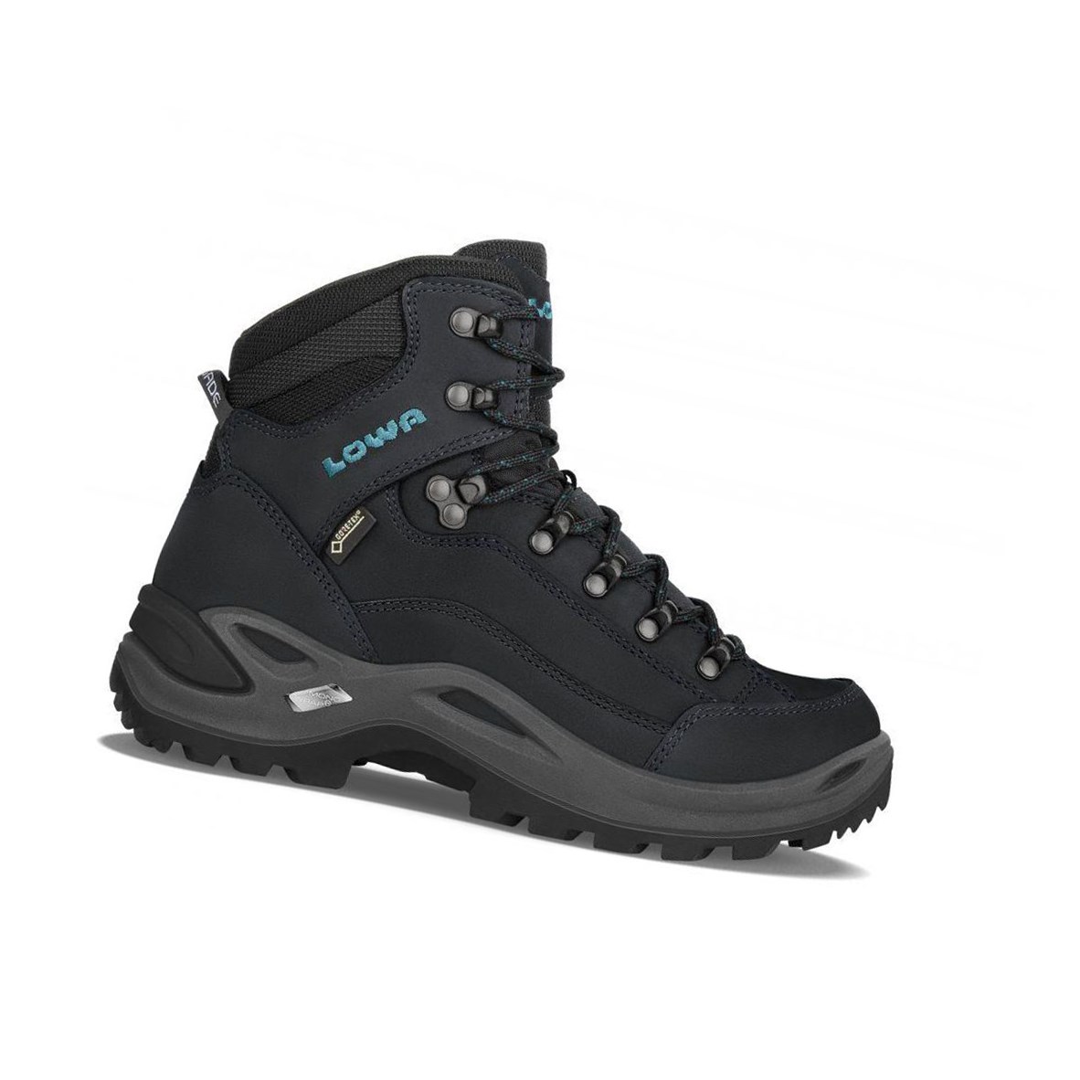 Kozaki Trekkingowe Damskie Lowa Renegade GTX Mid WS W Turkusowe | FALZJ2089