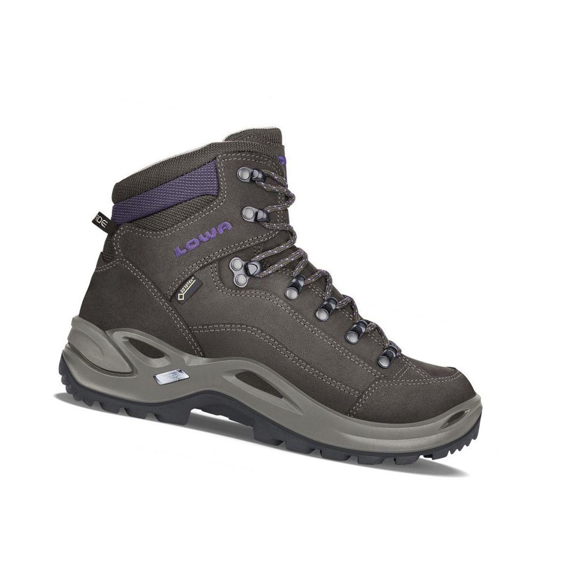 Kozaki Trekkingowe Damskie Lowa Renegade GTX Mid WS Slate / Blackberry | JRWPI8627