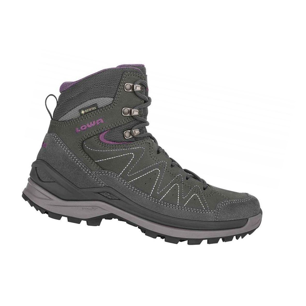 Kozaki Trekkingowe Damskie Lowa Toro Evo GTX Mid WS Anthracite / Aubergine | MBKWR6291