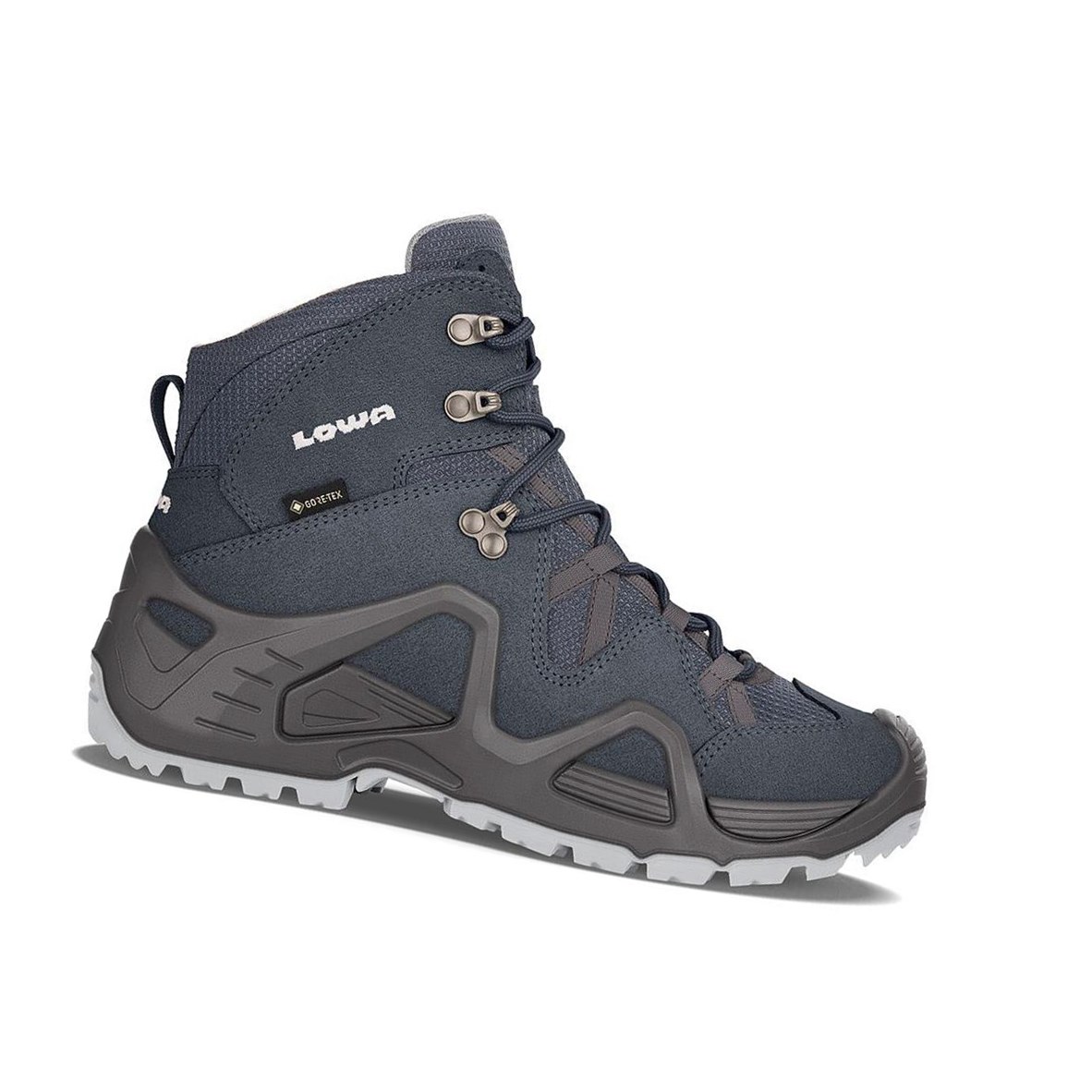 Kozaki Trekkingowe Damskie Lowa Zephyr GTX Mid WS Niebieskie | TBCUS7690