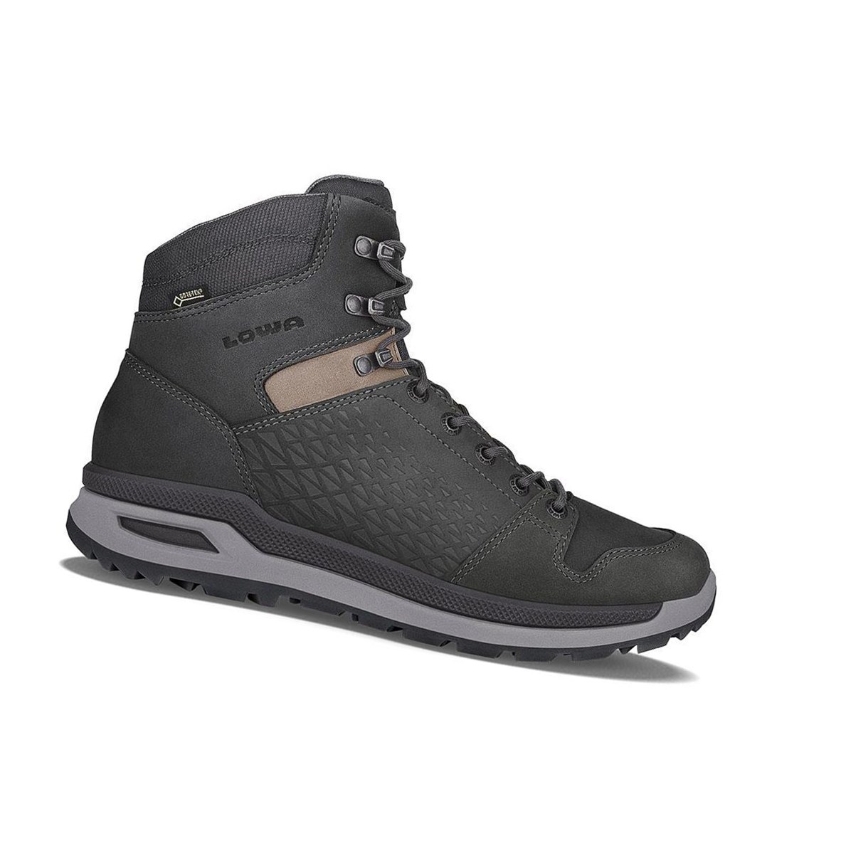 Kozaki Trekkingowe Męskie Lowa Locarno GTX Mid Anthracite | INBTS8176