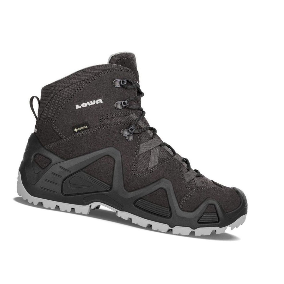 Kozaki Trekkingowe Męskie Lowa Zephyr Earth GTX Mid Graphite | SDVCB9473