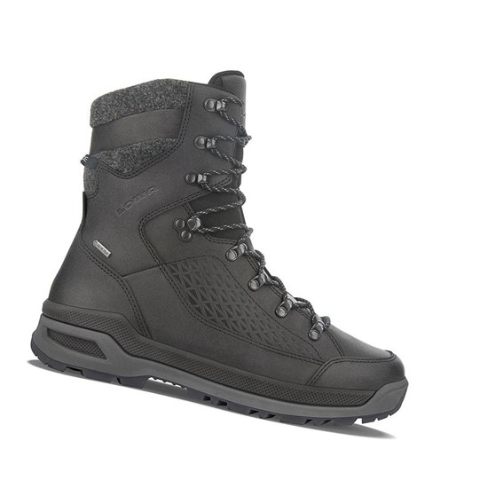 Buty Zimowe Męskie Lowa Renegade Evo Ice GTX Czarne | QRKPC9657