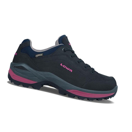 Buty do Chodzenia Damskie Lowa Renegade GTX LO WS Granatowe | KFGSB5206