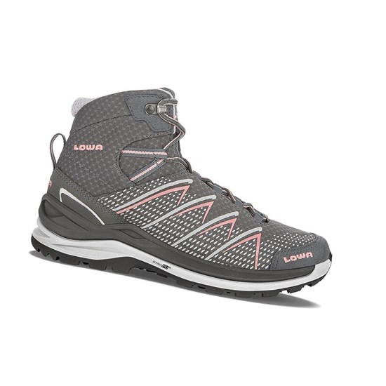 Kozaki Trekkingowe Damskie Lowa Ferrox Pro GTX Mid WS Graphite / Salmon | MJQYR4172