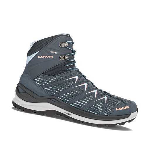 Kozaki Trekkingowe Damskie Lowa Innox Pro GTX Mid WS Niebieskie | FSLMI7031