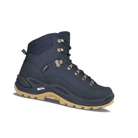 Kozaki Trekkingowe Damskie Lowa Renegade GTX Mid WS Ocean | CQEOF4983