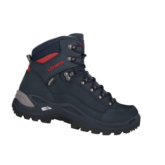 Kozaki Trekkingowe Damskie Lowa Renegade GTX Mid WS Granatowe | HJKXV2470